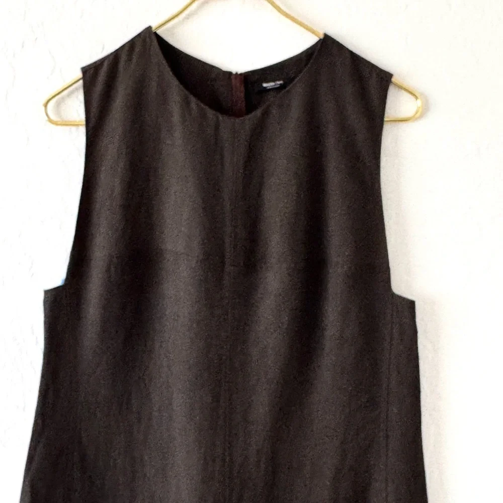 Massimo Dutti brown Linen Blend long dress model 6661 size 4